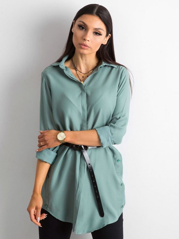 Green Cotton Shirt