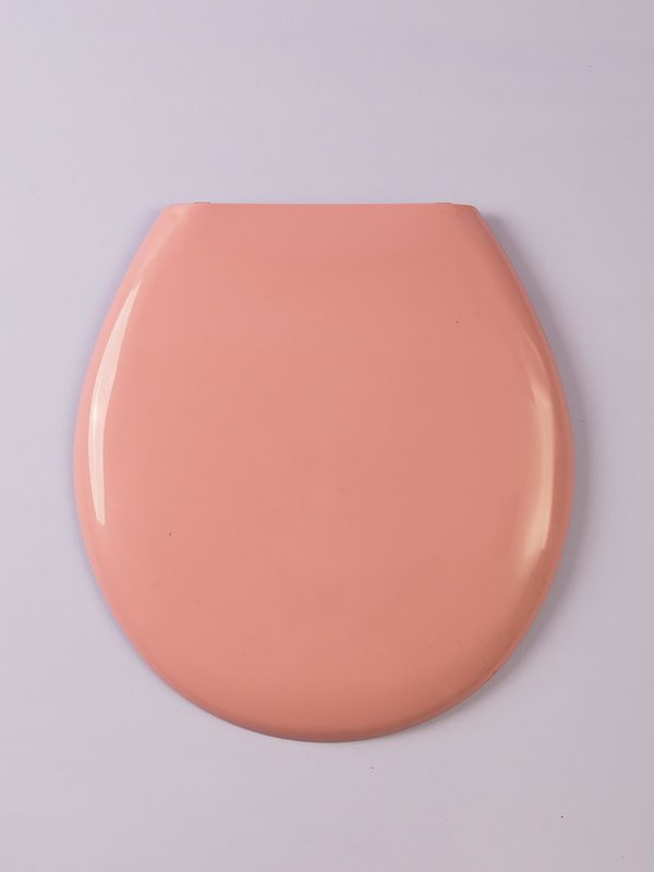 Toilet seat pink