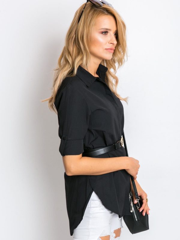 RUE PARIS Sharon Black Shirt