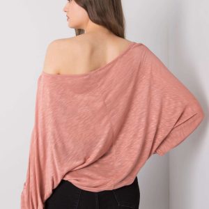 Dirty pink melange blouse Esther RUE PARIS