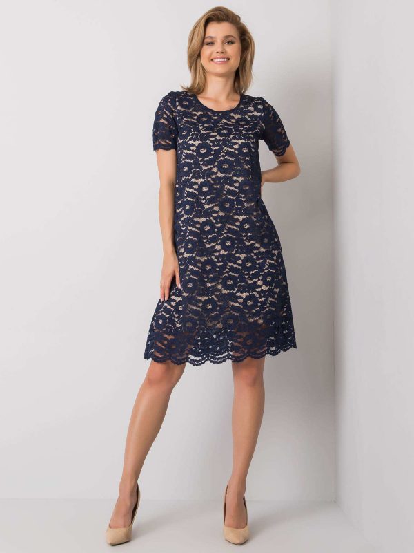 Navy Lulu Lace Dress