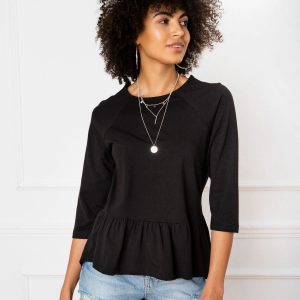 Simone's black blouse