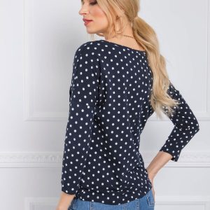 Navy blue blouse Jennifer RUE PARIS