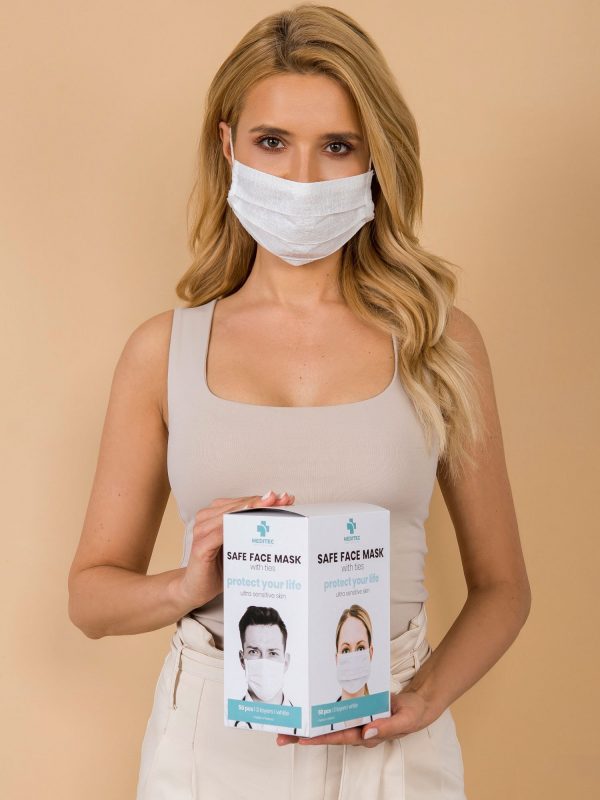 Cotton protective masks 50 pieces