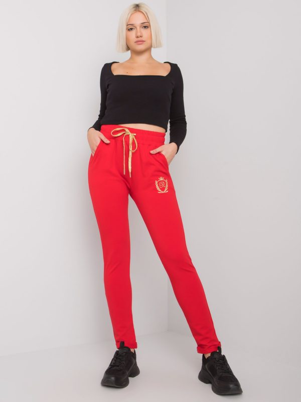 Red Leeds Women's Sweatpants