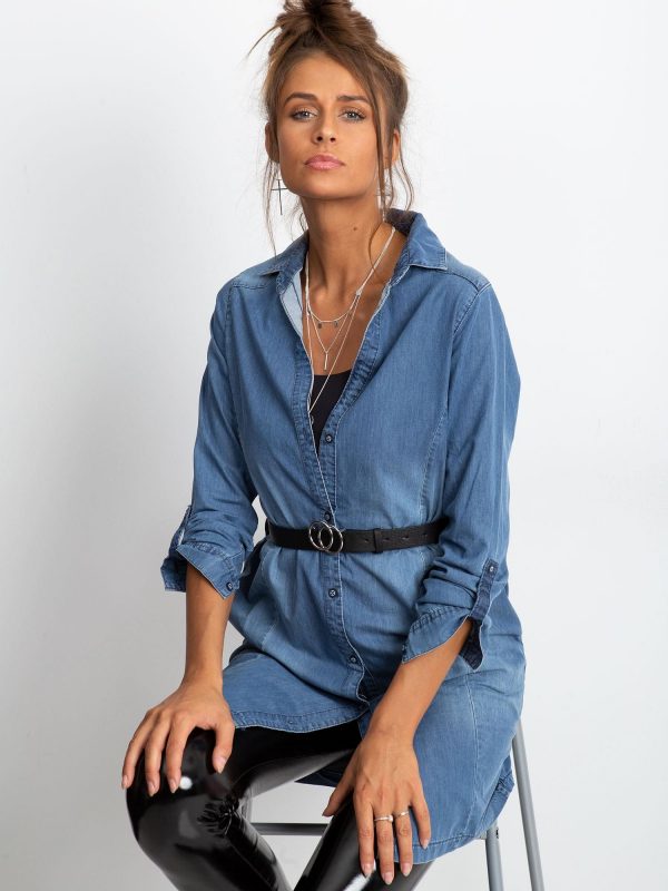 RUE PARIS Blue tunic Free