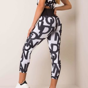 Black and white leggings Avril FOR FITNESS