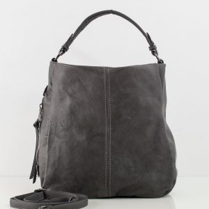 Dark Grey Eco Leather Bag