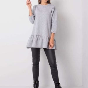 Grey melange tunic Abigail RUE PARIS