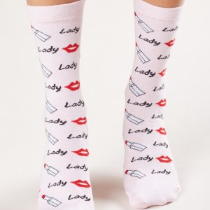 Light pink women's socks