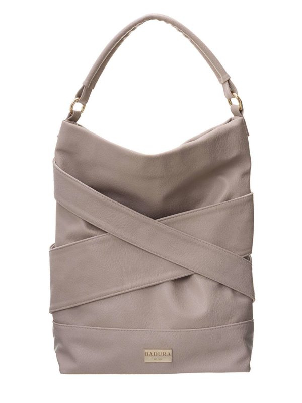 BADURA women's light beige bag