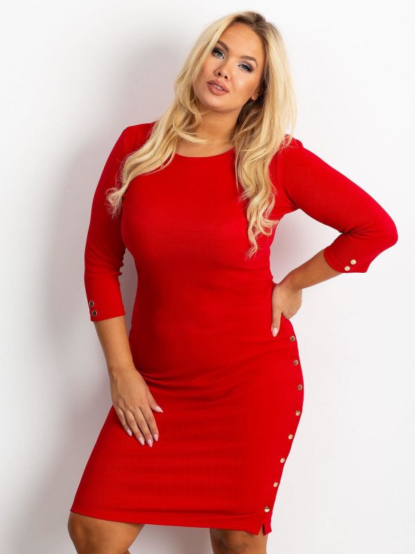 Miley Red Plus Size Dress