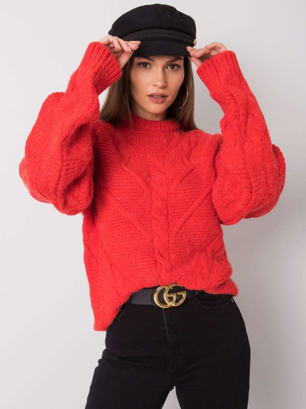 Red sweater Mia RUE PARIS