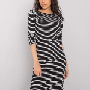 Michelle RUE PARIS Black and White Casual Dress