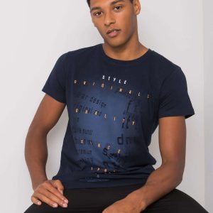 Navy Blue Lawson Cotton Men's T-Shirt