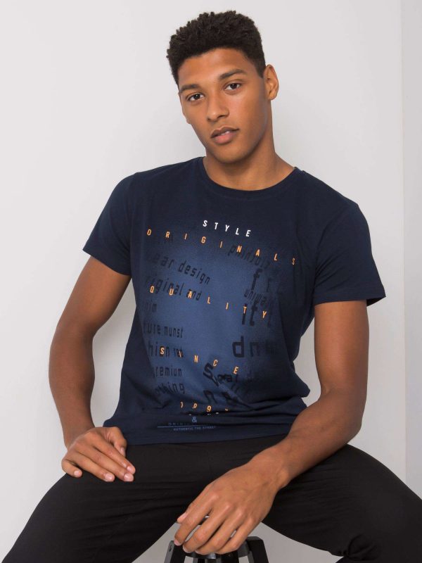 Navy Blue Lawson Cotton Men's T-Shirt