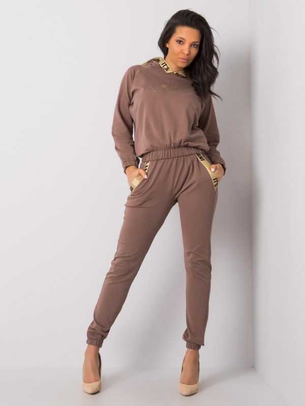 Brown casual set Jaya