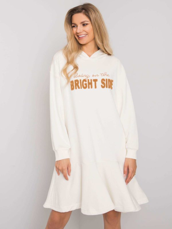 Ecru sweatshirt dress Sherine