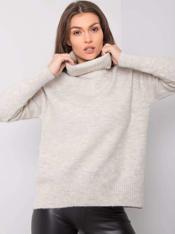 Grey-silver sweater Batiste RUE PARIS