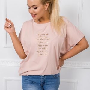 Dirty pink plus size blouse Jelissa