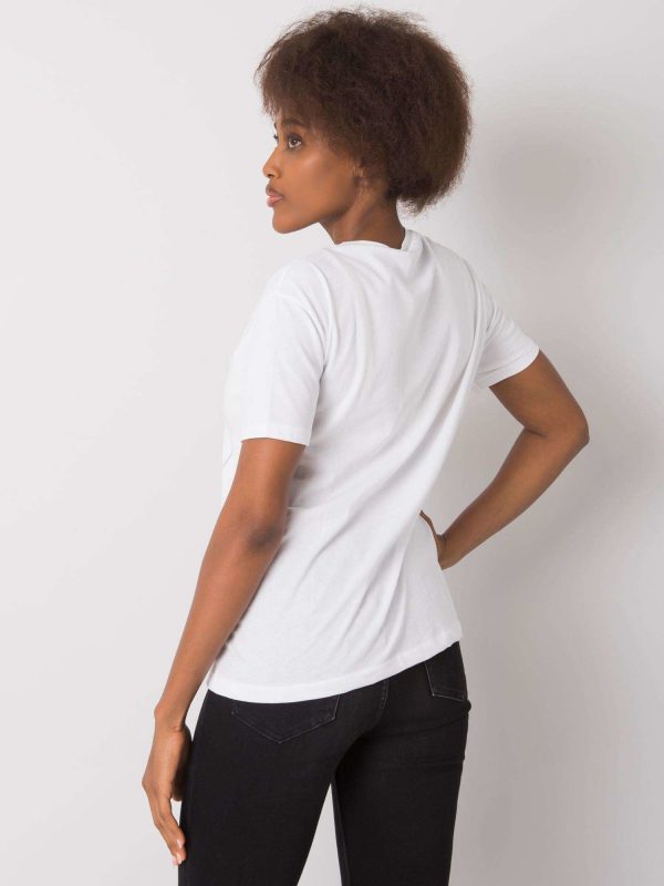 White T-shirt with Abarran applique