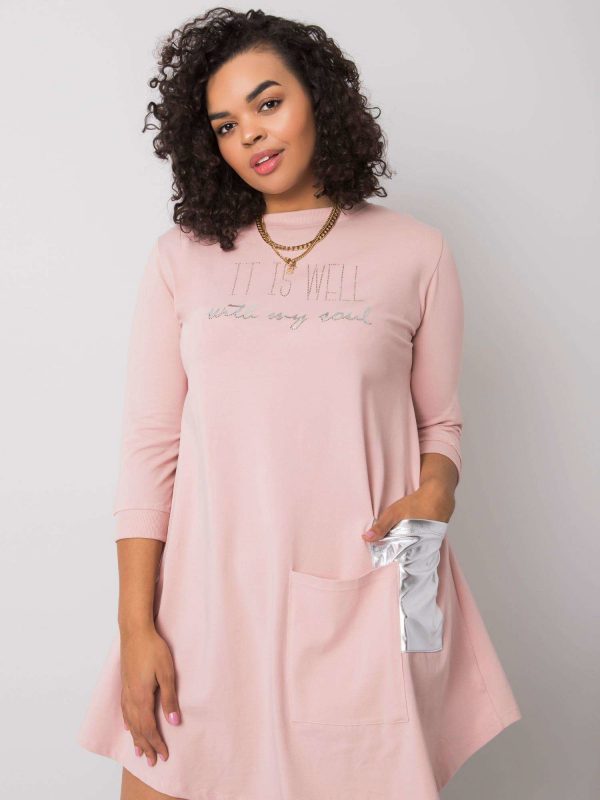 Billie Dirty Pink Cotton Dress