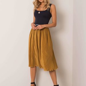 Dark yellow skirt Doreen