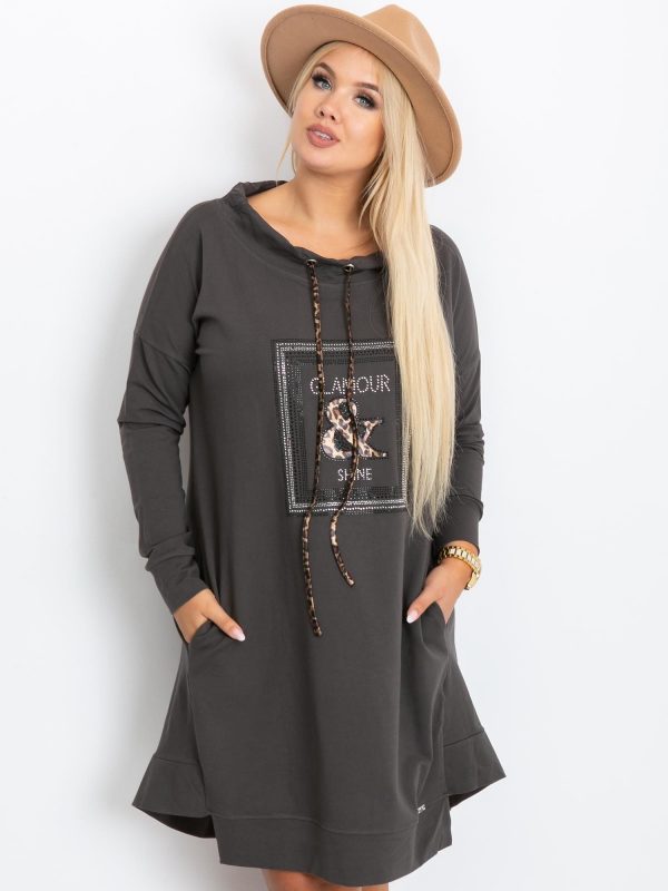 Khaki tunic plus size Shock