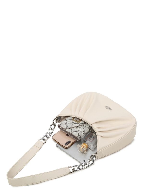 Beige bag with handle LUIGISANTO