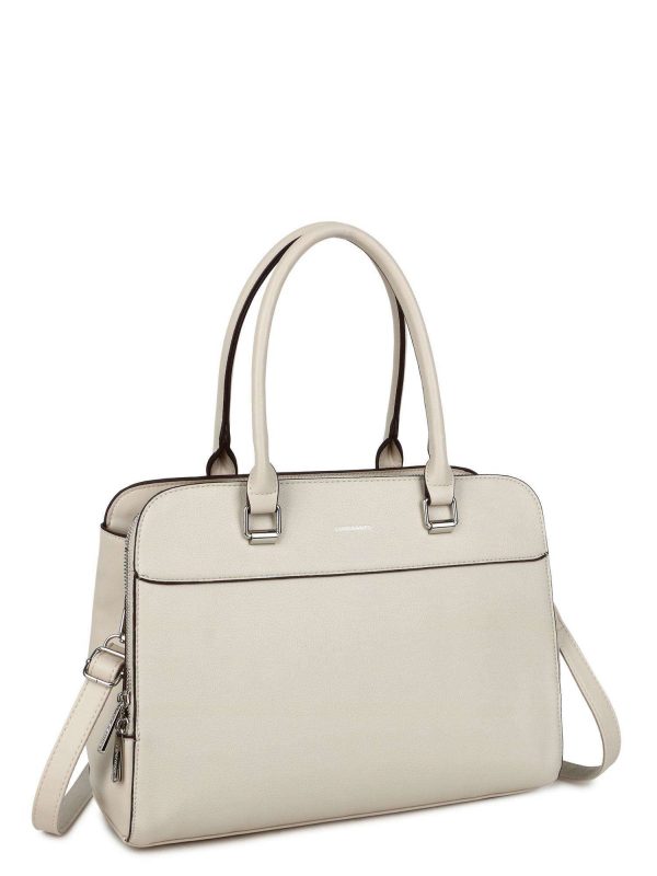 LUIGISANTO Light Beige City Bag