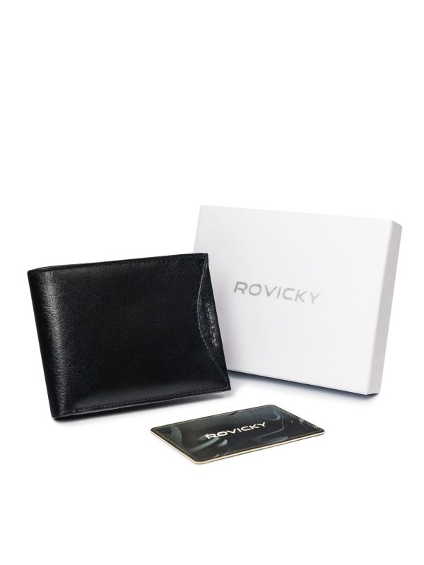 Men's Black Leather Wallet