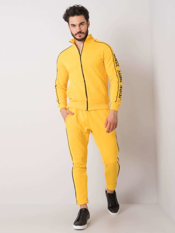 Yellow sweatsuit men's set Arthur