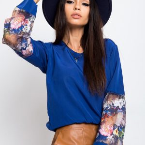 RUE PARIS Dark blue Carnival blouse