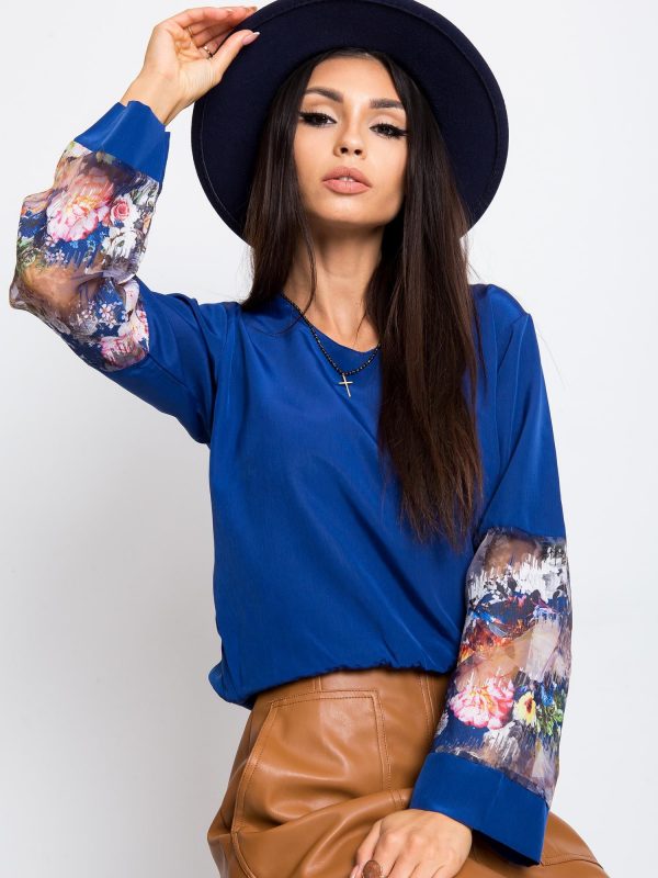 RUE PARIS Dark blue Carnival blouse