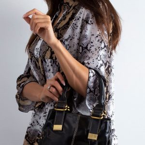 Black Small Leather Handbag