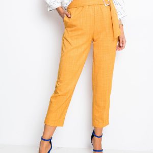 RUE PARIS Mustard pants Drive