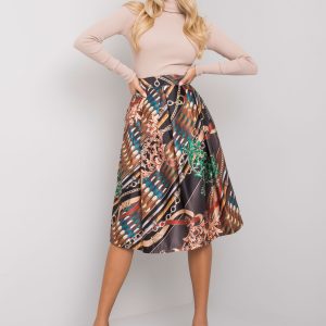 Black skirt with Maringa prints