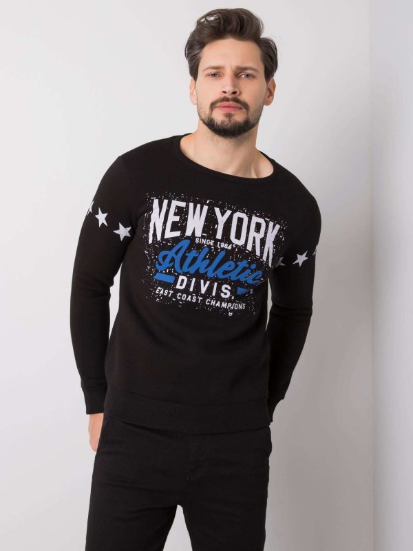 Black sweatshirt for men Cayden