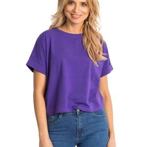 Dark purple t-shirt Woodland