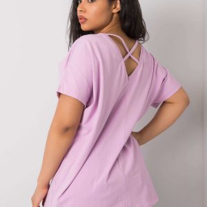 Light Purple Plus Size Blouse Lenora