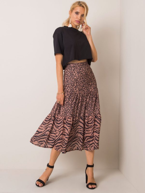 Allen's brown skirt RUE PARIS