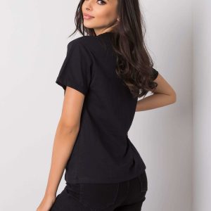 Black Kadi Cotton T-Shirt