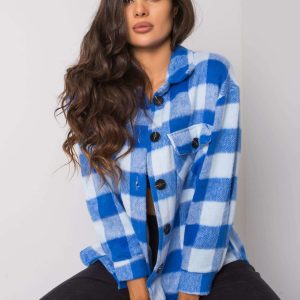 Melana's Blue Plaid Shirt