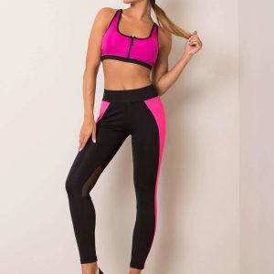 Black & Pink Leggings Missy FOR FITNESS