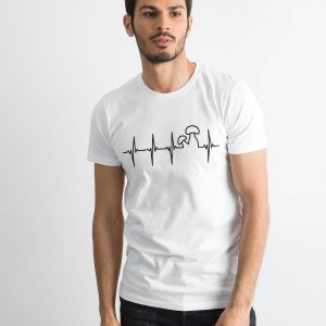 Men's White Cotton T-Shirt