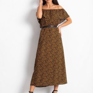 Brown and black Pantiere dress