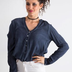 Navy Blue Blouse Galore