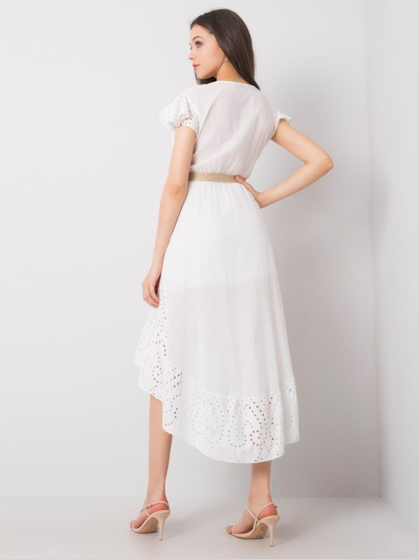 Maisie OCH BELLA White Ruffle Dress