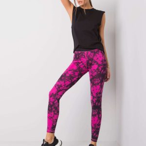 Black & Pink Mia Leggings FOR FITNESS