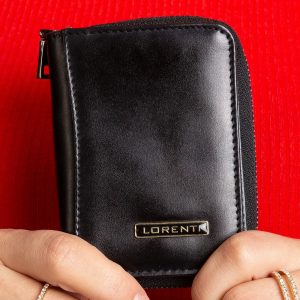 Black Small Leather Wallet